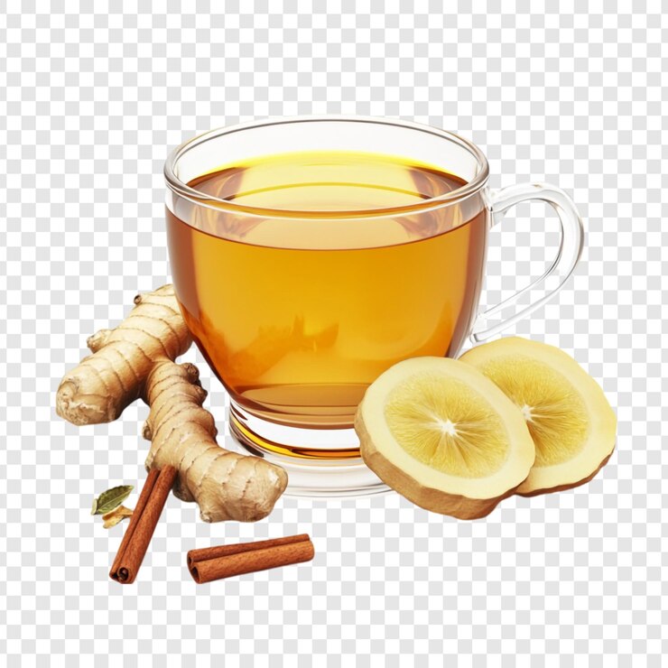 PSD refrescante té de jengibre y limón una mezcla perfecta de sabor y calidez