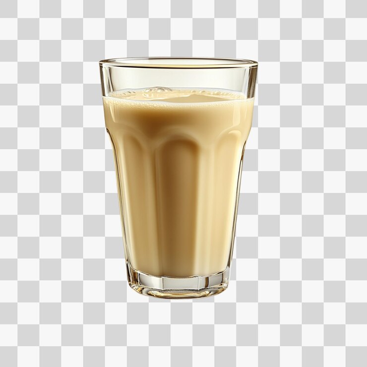 PSD un refrescante vaso de leche perfecto para anuncios de bebidas y contenido de estilo de vida saludable