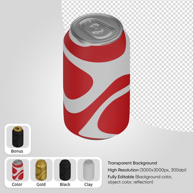 PSD refresco 3d