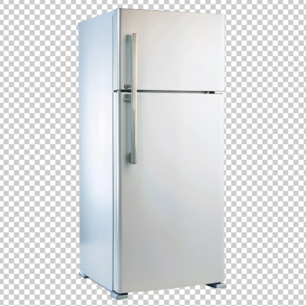 PSD refrigerador aislado sobre un fondo transparente