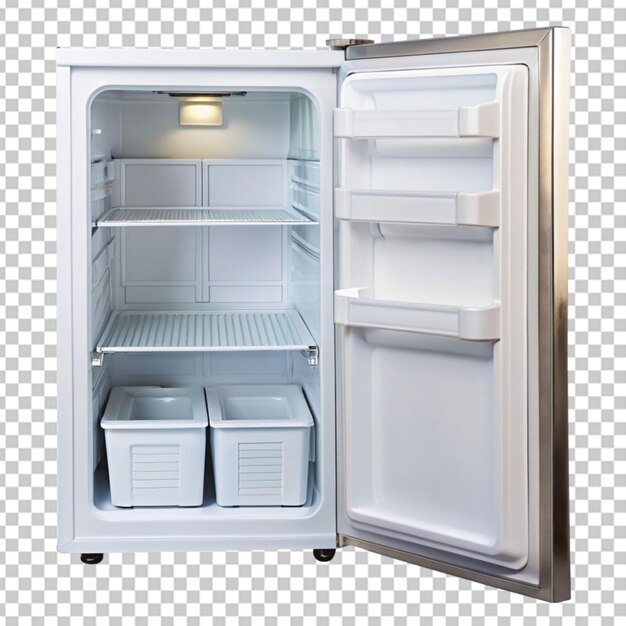 PSD refrigerador frigorífico conjunto realista de grande frigorífica familiar com duas portas cheias de produtos alimentares
