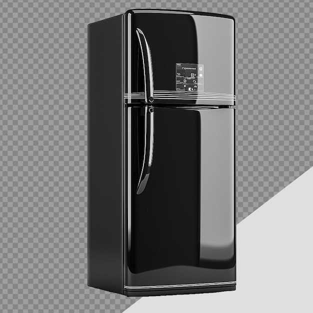 PSD refrigerador png aislado sobre un fondo transparente