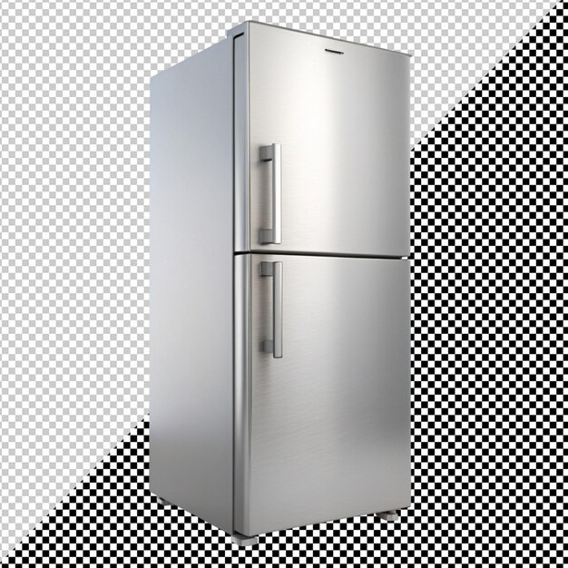 PSD refrigerador sobre un fondo transparente