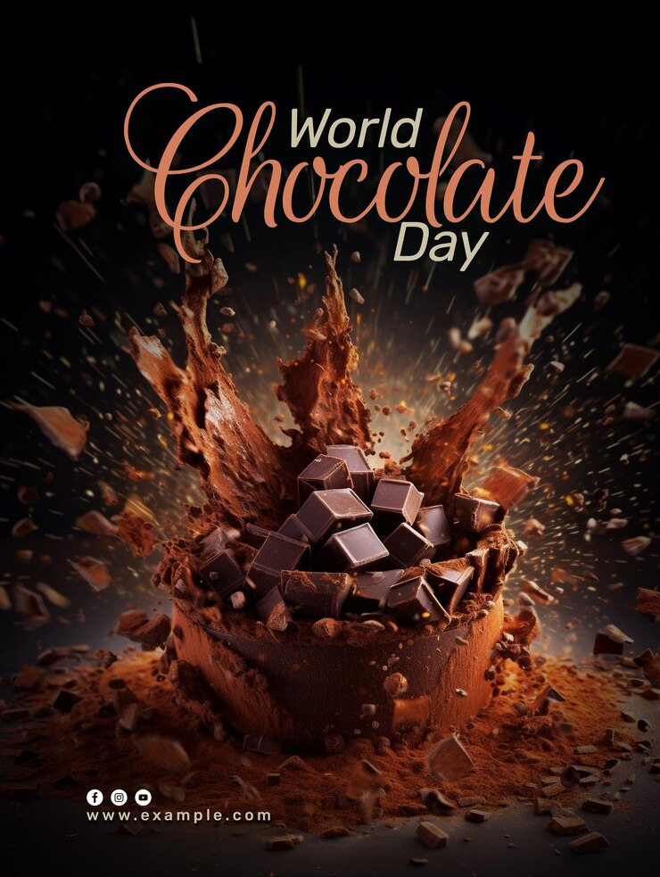 Regalo con estilo Día del chocolate Papel de regalo PSD para impresionar