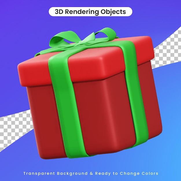 Regalo de navidad 3d