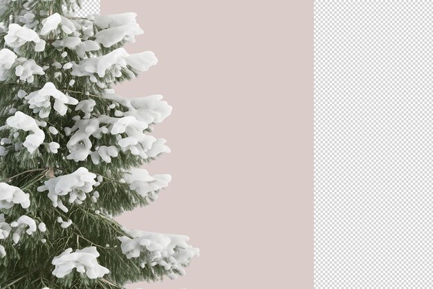 PSD regalos de árbol de navidad y sillón en 3d renderizado aislado