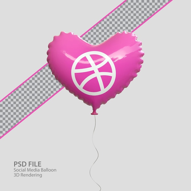 PSD regate 3d con estilo globo