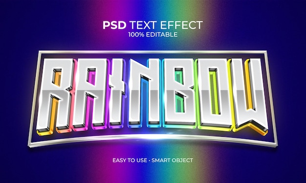 Regenbogen-gaming-texteffekt