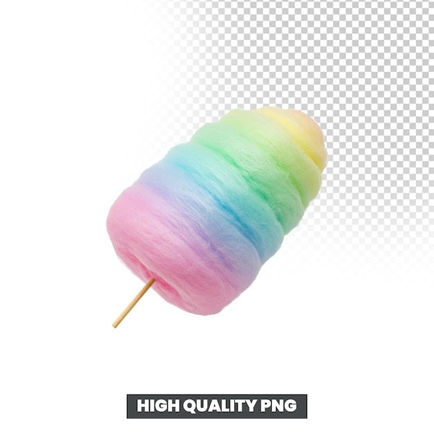 Regenbogen-Schokoladen auf einem Stock