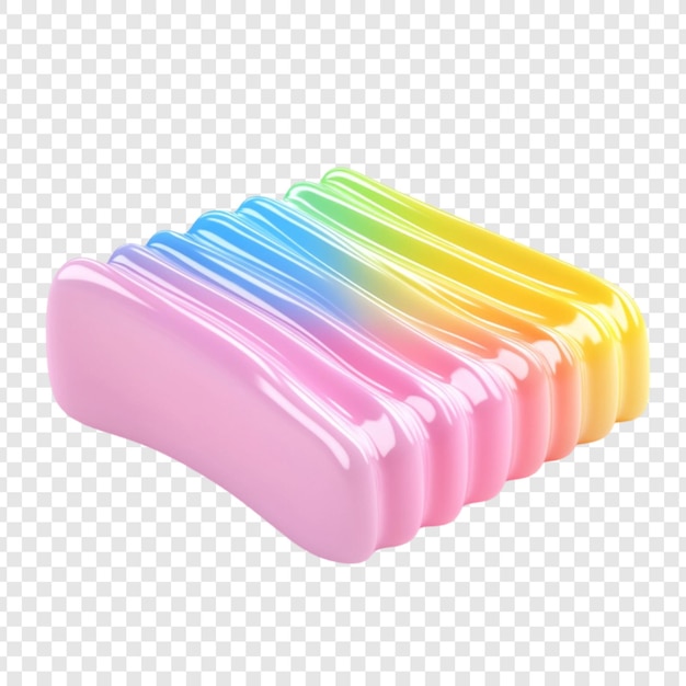 Regenbogenfarbene glänzende Streifen abstraktes Design