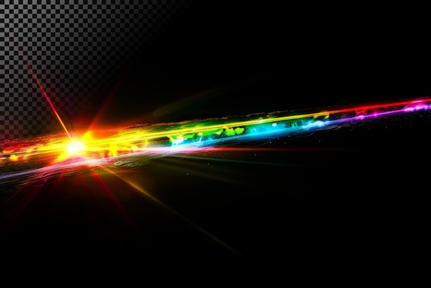 Regenbogenlichtstreifen