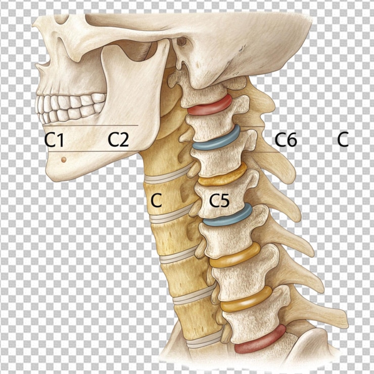 PSD la región del cuello de la columna cervical