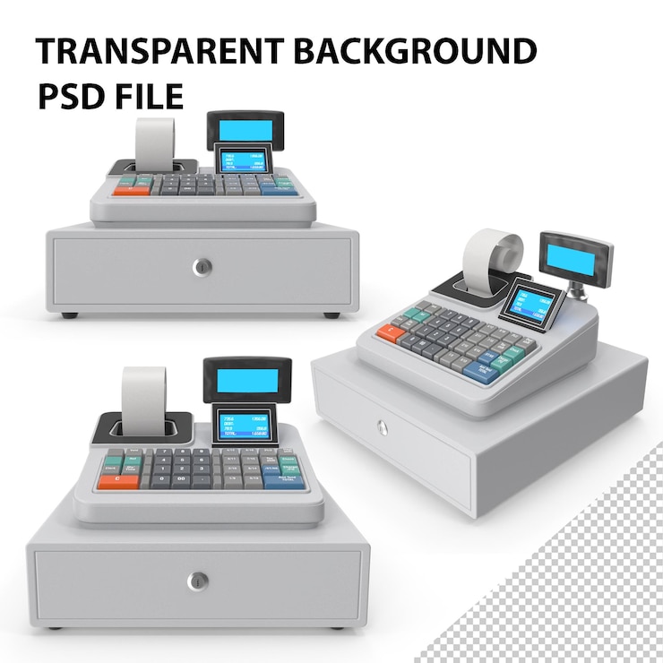 PSD registratore di cassa con ricevuta png
