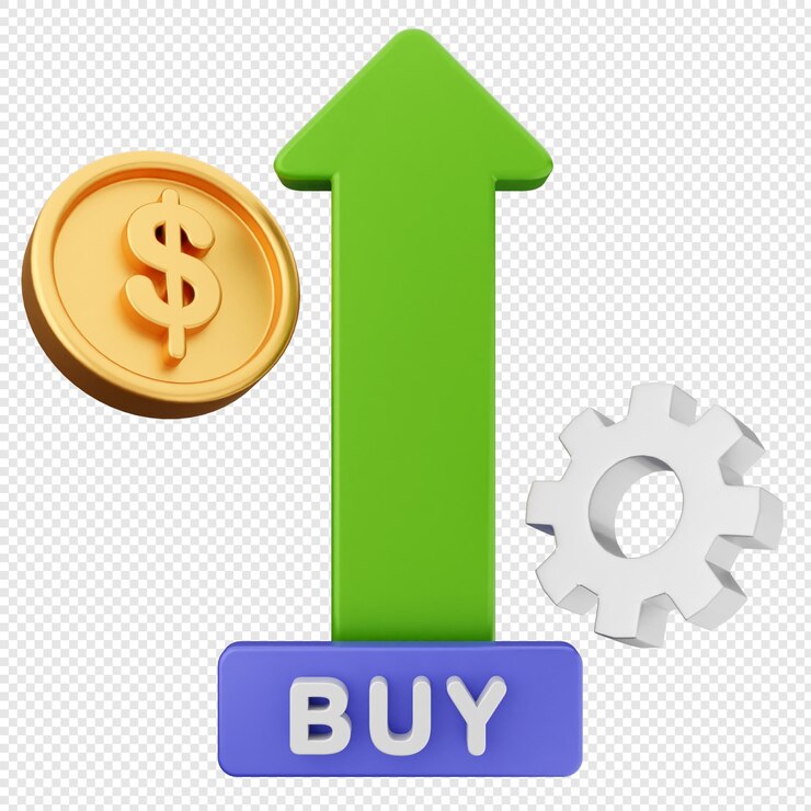 PSD réglage d'achat de négociation 3d