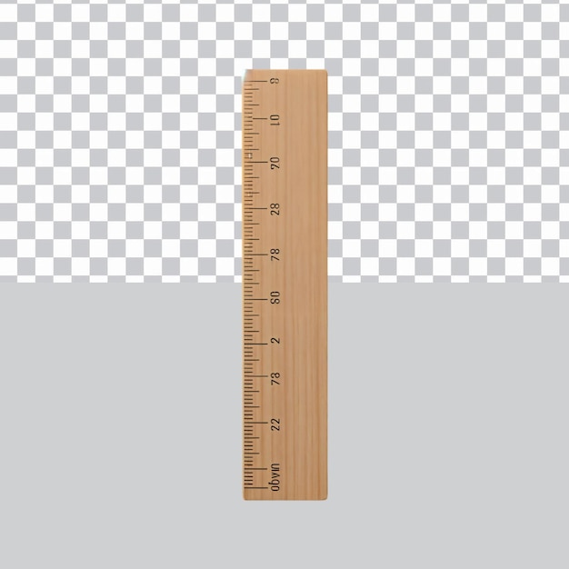 Regolatore di legno isolato