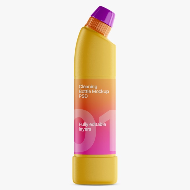 Reinigungsflasche mockup