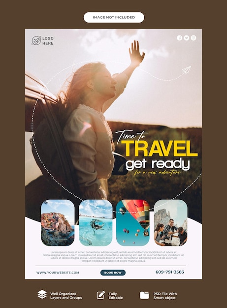 Reise-Social-Media-Flyer Reise-Social-Media-Design