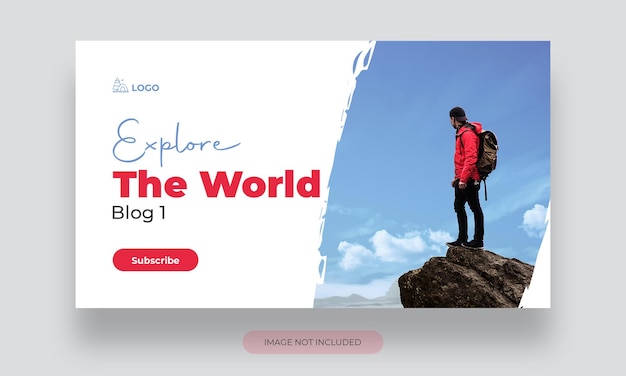 Reise-Tour youtube Miniaturbild Design Hotel Tourismus Marketing Dienst Video Miniaturbild