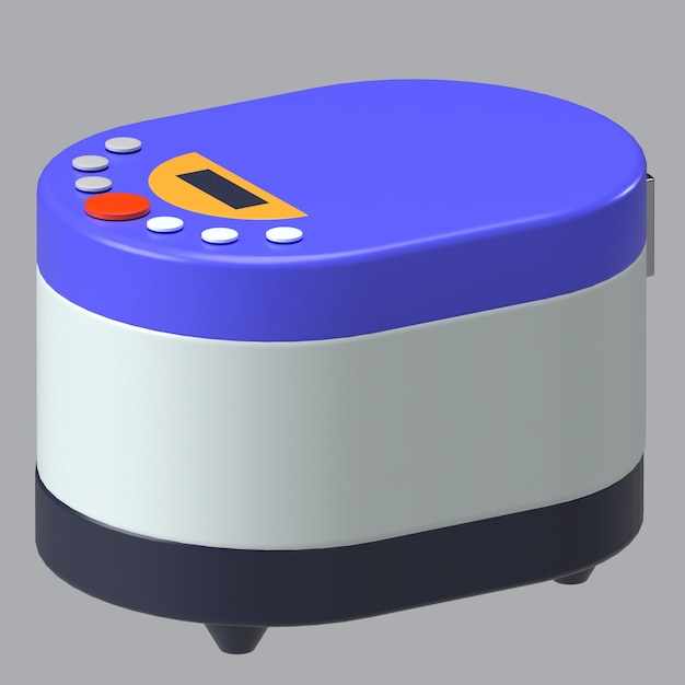Reiskocher 3D-Symbol