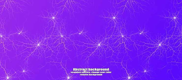 PSD relâmpagos infinitos e sem costura e abstração de estrelas com fundo colorido de textura isolada