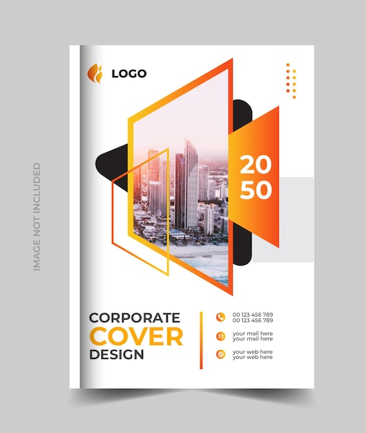 Relazione annuale sulla progettazione di libri aziendali aziendali o copertina di una brochure