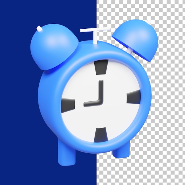 PSD reloj 3d ilustración