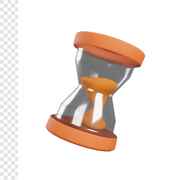 Reloj de arena 3d