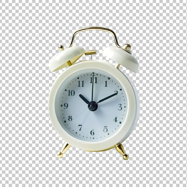PSD reloj despertador blanco png