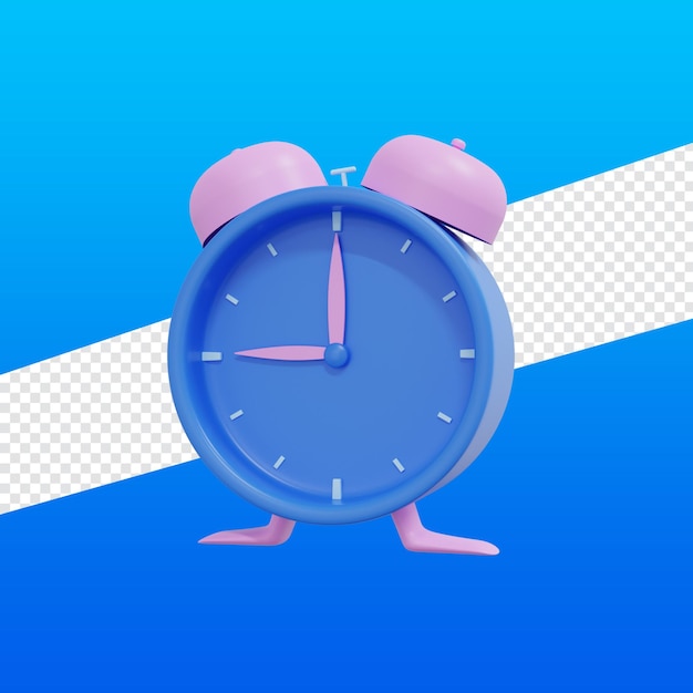 Reloj despertador de renderizado 3d