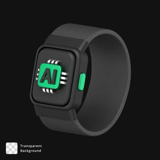 Reloj inteligente 3D con chip de IA