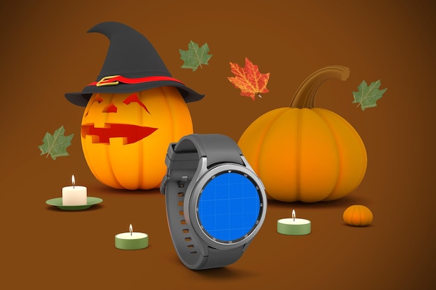 PSD reloj inteligente de halloween clásico