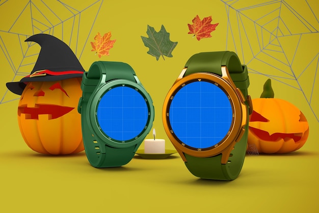 Reloj inteligente de halloween clásico