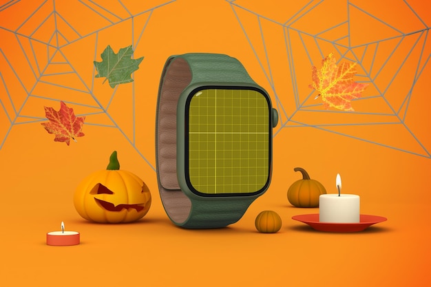 Reloj inteligente de halloween