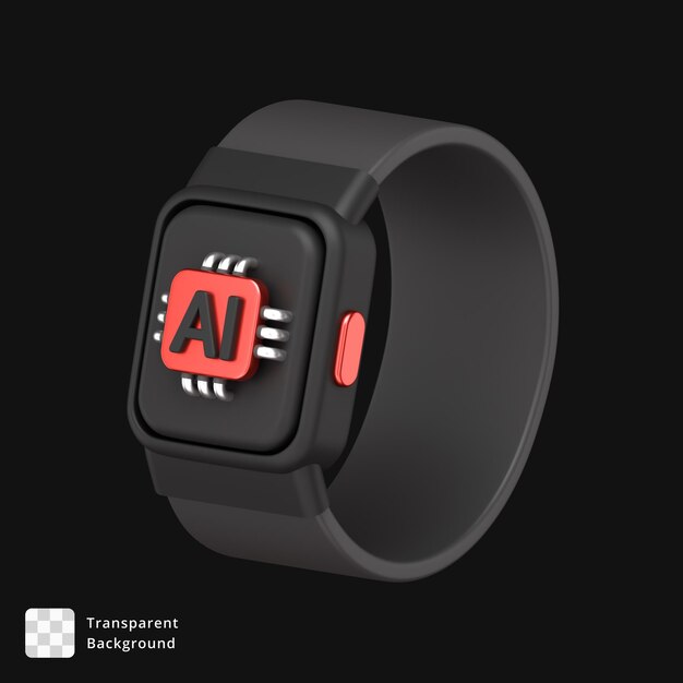 El reloj inteligente con IA es un gadget tecnológico futurista
