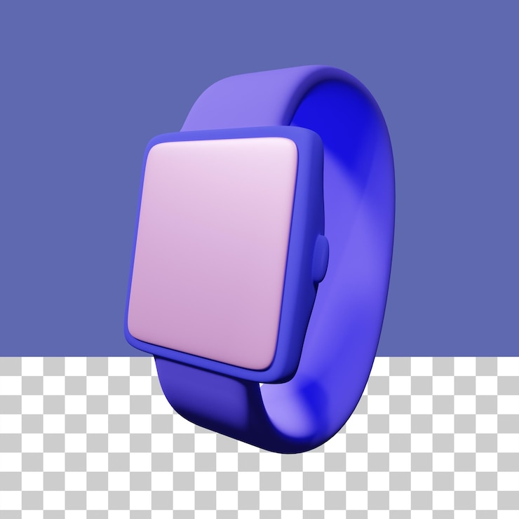 PSD reloj inteligente ilustración 3d
