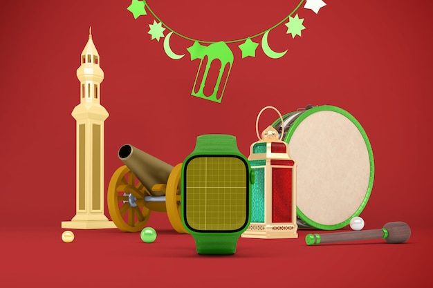 Reloj inteligente ramadán v4