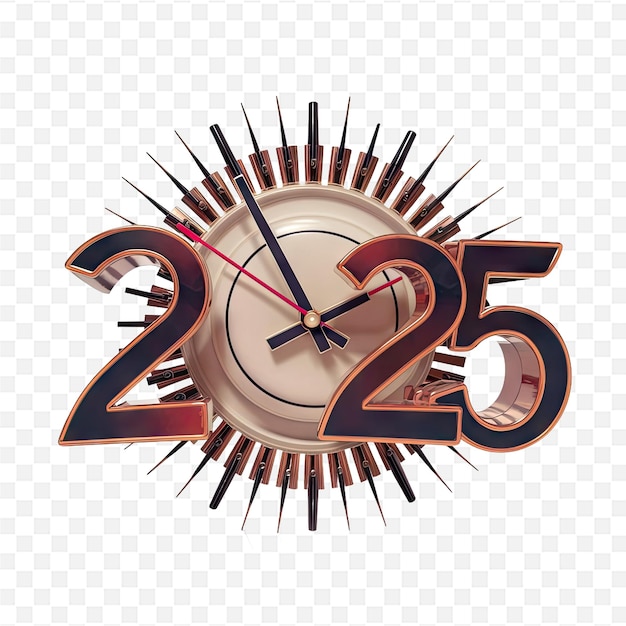 un reloj con el número 2 en él