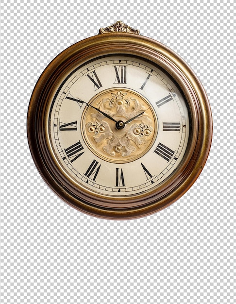 un reloj con números romanos en él está mostrando la hora de 12 05
