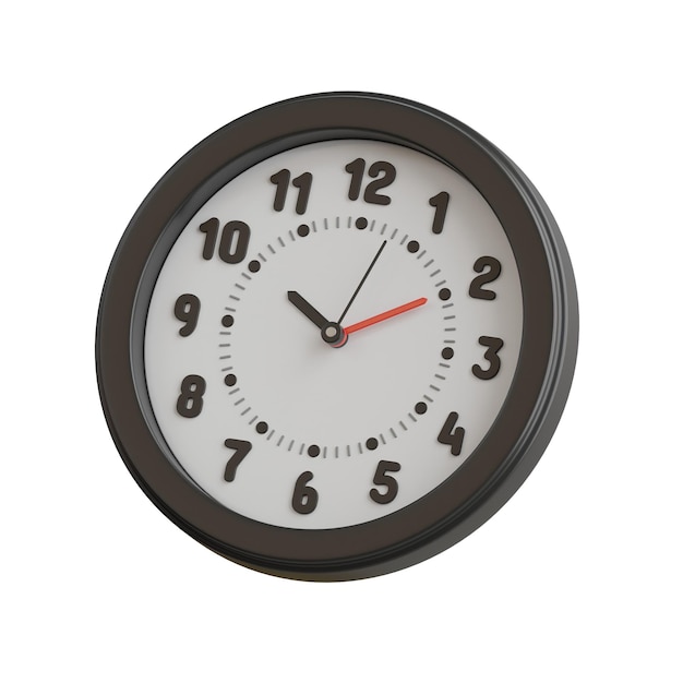Reloj de pared icono 3D