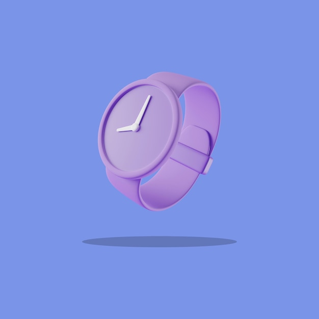 un reloj rosa y blanco con la hora de 12 00