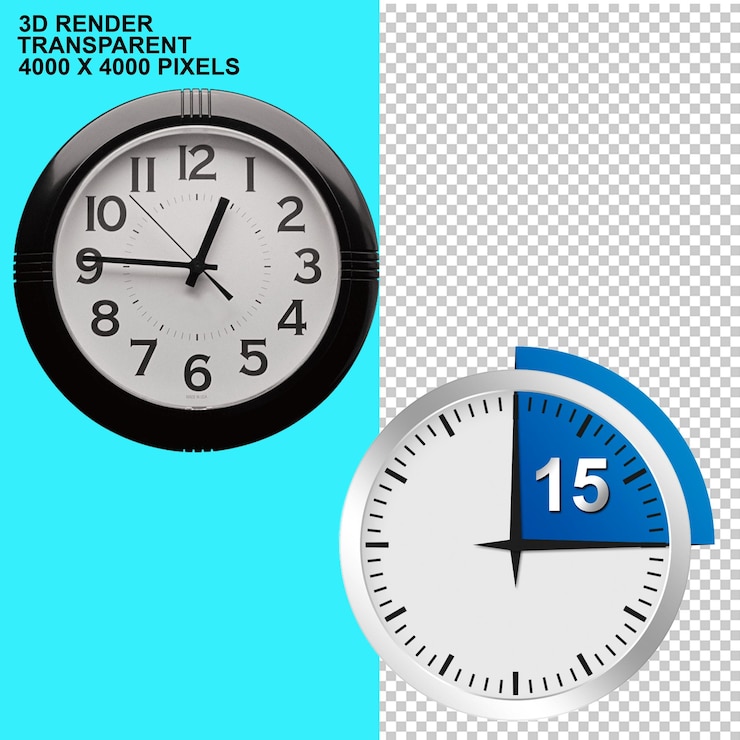 PSD relojes digitales