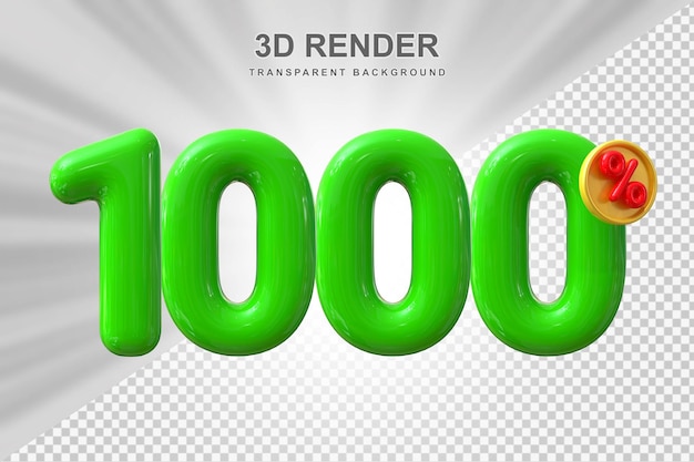 PSD une remise de 1000% sur le 3d.