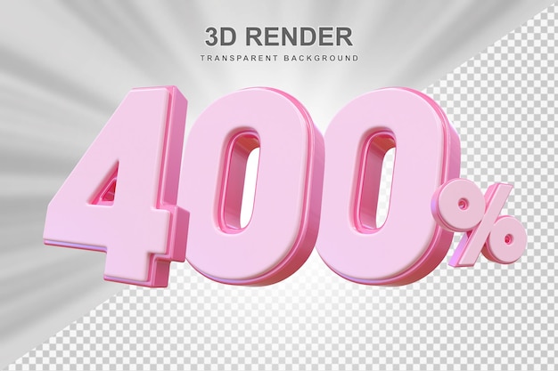 Une Remise De 400% Sur Le 3d.