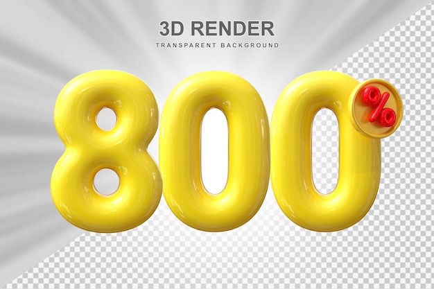 Une remise de 800% sur le 3D.