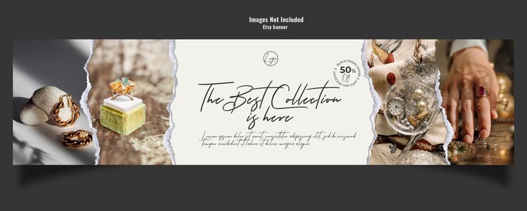 PSD remise bannière etsy ou black friday