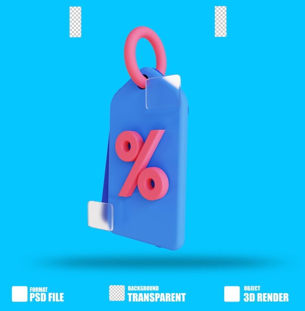 Remise avec illustration 3D