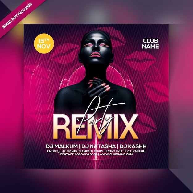 Remix flyer de fiesta
