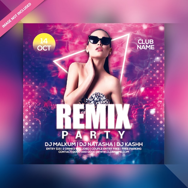 Remix flyer de fiesta