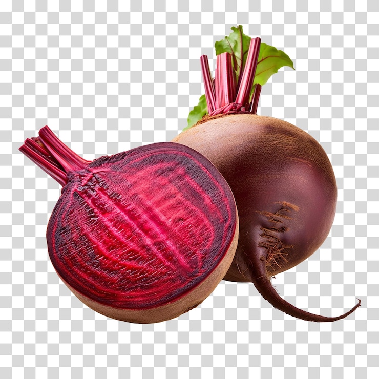 PSD remolacha fotorrealista aislada