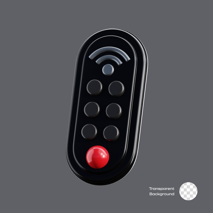 PSD remote control smarthome device 3d icon